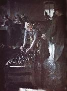 Anders Zorn flaskplockerskan oil painting artist